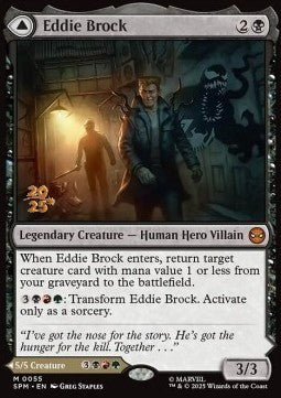 Eddie Brock // Venom, Lethal Protector - Magic: The Gathering | Marvel's Spider-Man: Promos (Mythic) [PSPM-55]