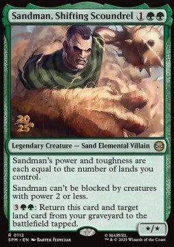 Sandman, Shifting Scoundrel - Magic: The Gathering | Marvel's Spider-Man: Promos (Rare) [PSPM-112]