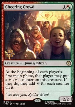 Cheering Crowd - Magic: The Gathering | Marvel's Spider-Man: Promos (Rare) [PSPM-126]