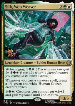 Silk, Web Weaver - Magic: The Gathering | Marvel's Spider-Man: Promos (Rare) [PSPM-145]