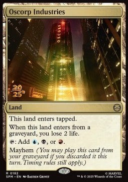 Oscorp Industries - Magic: The Gathering | Marvel's Spider-Man: Promos (Rare) [PSPM-182]