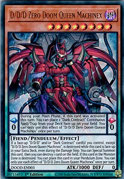 D/D/D Zero Doom Queen Machinex (V.1 - Ultra Rare) - Doom of Dimensions (Ultra Rare) [DOOD-003]