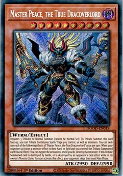 Master Peace, the True Dracoverlord (V.1 - Secret Rare) - Doom of Dimensions (Secret Rare) [DOOD-018]