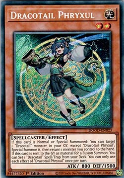 Dracotail Phryxul (V.1 - Secret Rare) - Doom of Dimensions (Secret Rare) [DOOD-023]