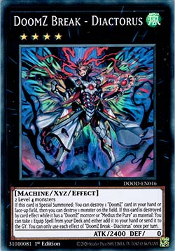 DoomZ Break - Diactorus - Doom of Dimensions (Super Rare) [DOOD-046]