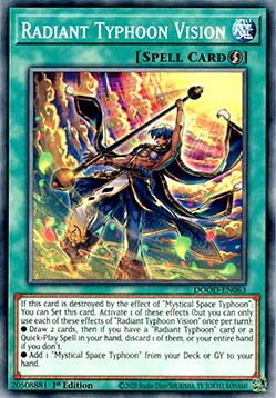 Radiant Typhoon Vision - Doom of Dimensions (Common) [DOOD-063]