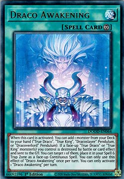 Draco Awakening (V.1 - Ultra Rare) - Doom of Dimensions (Ultra Rare) [DOOD-064]