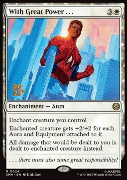 With Great Power... - Magic: The Gathering | Marvel's Spider-Man: Promos (Rare) [PSPM-24]