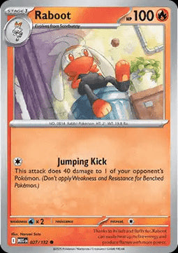 Raboot - Mega Evolution (Common) [MEG-027]