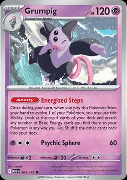 Grumpig - Mega Evolution (Uncommon) [MEG-063]