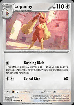 Lopunny - Mega Evolution (Common) [MEG-108]