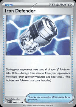 Iron Defender - Mega Evolution (Uncommon) [MEG-118]