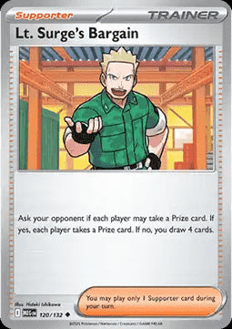 Lt. Surge's Bargain - Mega Evolution (Uncommon) [MEG-120]