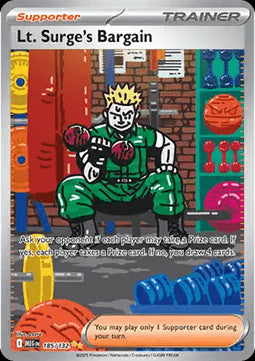 Lt. Surge's Bargain - Mega Evolution (Special Illustration Rare) [MEG-185]