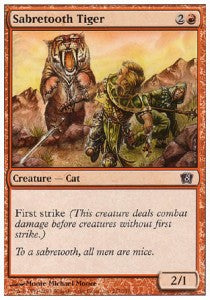 Sabretooth Tiger - Eighth Edition (Common) [217]
