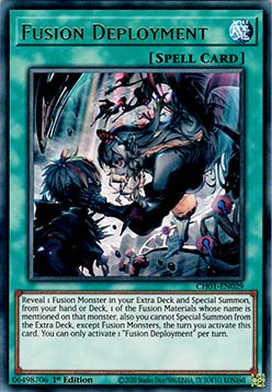 Fusion Deployment (V.1 - Ultra Rare) - THE CHRONICLES DECK: The Fallen & The Virtuous (All-Foil Edition) (Ultra Rare) [CH01-029]