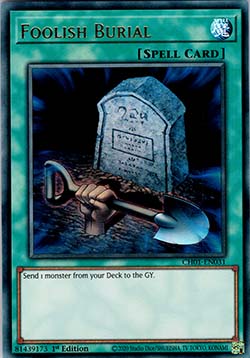 Foolish Burial - THE CHRONICLES DECK: The Fallen & The Virtuous (All-Foil Edition) (Ultra Rare) [CH01-031]