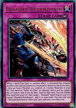 Branded Retribution - THE CHRONICLES DECK: The Fallen & The Virtuous (All-Foil Edition) (Ultra Rare) [CH01-034]