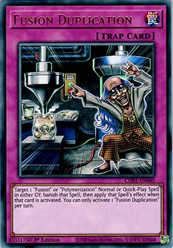 Fusion Duplication - THE CHRONICLES DECK: The Fallen & The Virtuous (All-Foil Edition) (Ultra Rare) [CH01-040]