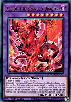 Albion the Branded Dragon - THE CHRONICLES DECK: The Fallen & The Virtuous (All-Foil Edition) (Ultra Rare) [CH01-043]