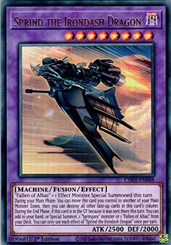 Sprind the Irondash Dragon - THE CHRONICLES DECK: The Fallen & The Virtuous (All-Foil Edition) (Ultra Rare) [CH01-048]