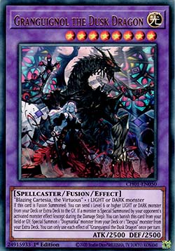 Granguignol the Dusk Dragon - THE CHRONICLES DECK: The Fallen & The Virtuous (All-Foil Edition) (Ultra Rare) [CH01-050]