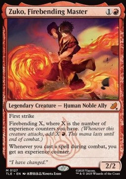 Zuko, Firebending Master (V.1) - Avatar: The Last Airbender: Eternal (Mythic) [TLE-127]