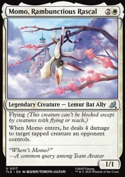 Momo, Rambunctious Rascal (V.1) - Avatar: The Last Airbender: Eternal (Uncommon) [TLE-217]