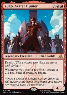 Zuko, Avatar Hunter (V.1) - Magic: The Gathering | Avatar: The Last Airbender: Eternal (Rare) [TLE-246]