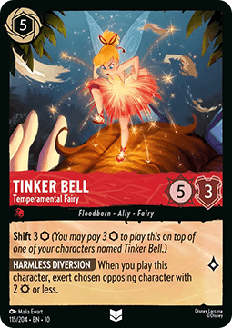Tinker Bell - Temperamental Fairy - Whispers in the Well (Uncommon) [10WHI-115]
