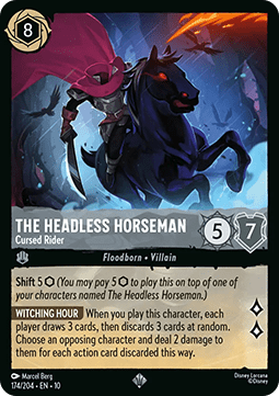 The Headless Horseman - Cursed Rider - Whispers in the Well (Super Rare) [10WHI-174]