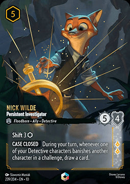 Nick Wilde - Persistent Investigator (V.2) - Whispers in the Well (Enchanted) [10WHI-239]