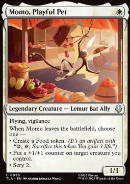 Momo, Playful Pet - Magic: The Gathering | Avatar: The Last Airbender (Uncommon) [TLA-30]
