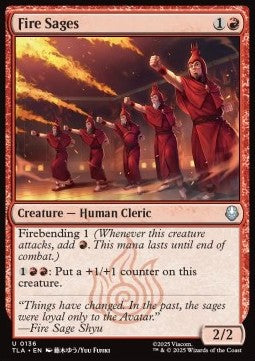 Fire Sages - Magic: The Gathering | Avatar: The Last Airbender (Uncommon) [TLA-136]