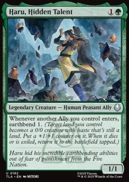 Haru, Hidden Talent - Magic: The Gathering | Avatar: The Last Airbender (Uncommon) [TLA-182]