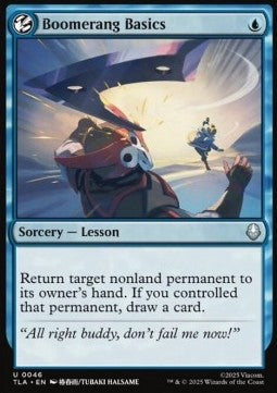 Boomerang Basics - Magic: The Gathering | Avatar: The Last Airbender (Uncommon) [TLA-46]