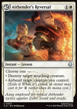 Airbender's Reversal - Magic: The Gathering | Avatar: The Last Airbender (Uncommon) [TLA-7]