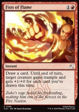 Fists of Flame - Magic: The Gathering | Avatar: The Last Airbender: Eternal (Common) [TLE-166]