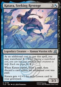 Katara, Seeking Revenge - Magic: The Gathering | Avatar: The Last Airbender: Eternal (Uncommon) [TLE-148]