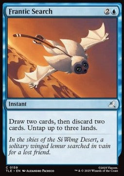 Frantic Search - Magic: The Gathering | Avatar: The Last Airbender: Eternal (Common) [TLE-159]