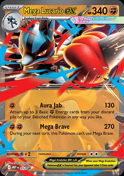 Mega Lucario ex - MEP Black Star Promos (Promo) [MEP-012]