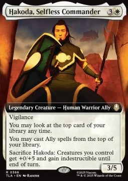 Hakoda, Selfless Commander - Magic: The Gathering | Avatar: The Last Airbender: Extras (Rare) [XTLA-366]