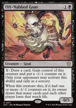 Oft-Nabbed Goat - Commander: Lorwyn Eclipsed (Rare) [ECC-11]