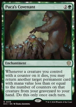 Puca's Covenant - Commander: Lorwyn Eclipsed (Rare) [ECC-18]