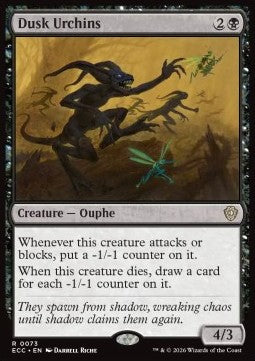 Dusk Urchins - Commander: Lorwyn Eclipsed (Rare) [ECC-73]