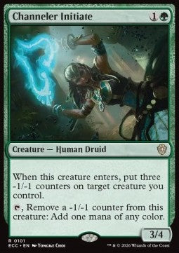 Channeler Initiate - Commander: Lorwyn Eclipsed (Rare) [ECC-101]