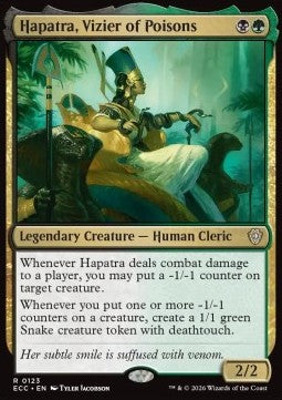 Hapatra, Vizier of Poisons - Commander: Lorwyn Eclipsed (Rare) [ECC-123]