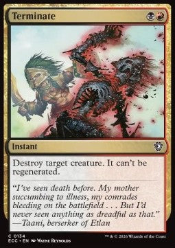 Terminate - Commander: Lorwyn Eclipsed (Common) [ECC-134]