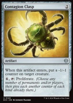 Contagion Clasp - Commander: Lorwyn Eclipsed (Uncommon) [ECC-140]