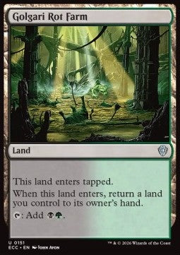 Golgari Rot Farm - Commander: Lorwyn Eclipsed (Uncommon) [ECC-151]